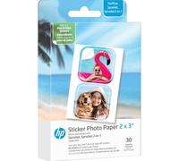 HP Sprocket 5,1 x 7,6 cm Papier photo autocollant premium Zink prédécoupé - 30 feuilles - Compatible avec les imprimantes photo HP Sprocket