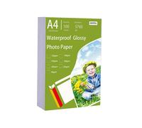 Papier Photo brillant A4, 100 feuilles, 8.27x11.69 pouces, 160g/m2, 120g, haute brillance, séchage rapide, pour imprimante à jet d'encre couleur Canon Epson HP A4 120g 100sheets