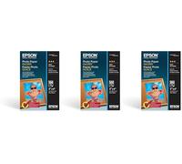 Papier photo brillant Epson (100 x 150 mm), 200 g/m2, 100 feuilles (Lot de 3)