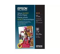 Epson Papier photo Value C13S400037 10 x 15 cm Brillant 183 g/m² 20 feuilles Blanc