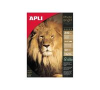 Papier Photo - Brillant - Photobright - 13 X 18 Cm 240 G 50 Feuilles - Apli