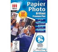 Papier photo brillant pour imprimante Micro Application Pack 130 feuilles Premium Plus 10 x 15 cm G