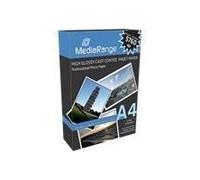 MediaRange Papier photo MRINK105 A4 160 g/m² hautement brillant enduit 100 feuilles Blanc