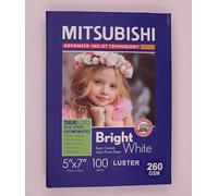 Papier photo enduit de résine de qualité supérieure pour des impressions photo éclatantes (lustre, 12,7 x 17,8