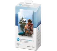 HP Pack papier photo et cartouches Sprocket Studio Plus 4 x 6" 108 feuilles 2 cartouches