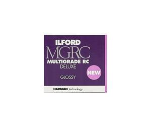 Papier photo Ilford MGRC Deluxe Glossy 24 x 30,5 cm 10 feuilles 190 g/m² Noir