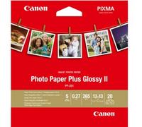 Canon Papier Photo Glacé Extra II PP-201 5 × 5 po (13 × 13 cm) - 20 feuilles