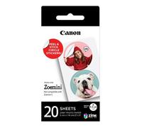 Canon Pack d'autocollants ronds prédécoupés 33 mm ZINK™, 20 feuilles