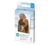 Papier photo instantané HP 20 feuilles ZINK Sprocket Pack 2x3