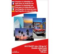 Papier Photo Jet d'Encre Albyco A4 Mat 230 gr/m², Recto Verso, Conditionné par 100 Feuilles