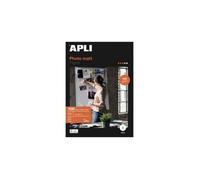 Papier photo mat APLI - Blister 100 feuilles 210x297mm - Qualité PEFC
