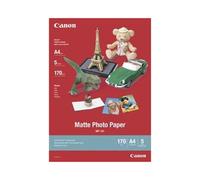 Papier Photo Mat Canon 7981A042 - 5 Feuilles - Code SH 37032000 - Compatible Impression Jet d'Encre Couleur et Noir et Blanc