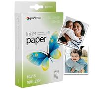 Papier photo PrintPro de COLORWAY 100 Feuilles 10x15 Haute Brillance 230 g/m² Immédiatement sec Imperméable pour toutes les imprimantes Laser/a Jet d'encre