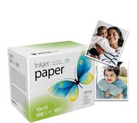 Papier photo PrintPro de COLORWAY 500 Feuilles 10x15 Haute Brillance 180 g/m² Immédiatement sec Imperméable pour toutes les imprimantes Laser/a Jet d'encre