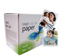 Papier photo PrintPro de COLORWAY 500 Feuilles 10x15 Haute Brillance 230 g/m² Immédiatement sec Imperméable pour toutes les imprimantes Laser/a Jet d'encre