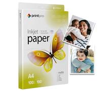Papier photo PrintPro de COLORWAY mat 100 feuilles DIN A4 190g/m² Immédiatement sec Imperméable pour toutes les imprimantes jet d'encre