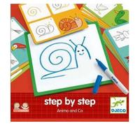 Papier Plastique - DJECO - Pas à pas - Mixte - 3 ans et plus - Multicolore - Vert