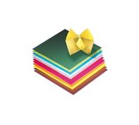 Papier pliage 20x20 assorti - pochette de 100