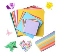 Papier pliant 840 feuilles de papier origami Tri-size 10 cm/15 cm/20 cm 20 couleurs