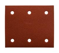 10 feuilles abrasives Makita velcro 114 x 102mm (6 trous)