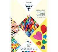 Papier pour activités manuelles - A4 x 20 feuilles multicolores