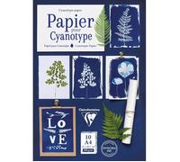 Papier pour cyanotype - A4 - 300 g/m² - 10 feuilles - Clairefontaine