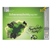 Papier pour découpage silhouette - FOLIA - 226248 - 350 x 500 mm - Noir - Idéal découpe