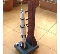 Papier Pour Fusée Saturn V, Puzzle Manuel, Espace 3d, Bricolage, Jouet Artistique Origami, 37cm, 1:300