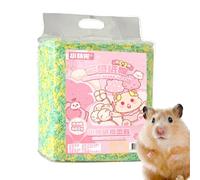 Papier pour hamster - Peluches naturelles d'ijaunette - Pour petits animaux - Cage à hamster - Chinchilla - Propre et confortable - Pour hamster nain syrien