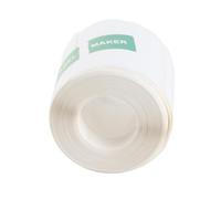 Papier pour imprimante d'étiquettes thermique Rouleau imprimable autocollant blanc imperméable résistant à l'huile résistant à la déchirure pour le prix Code-barres Impression d'étiquettes de