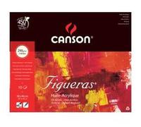 Papier pour l'huile Figueras bloc de 10 feuilles 290g 38 x 46cm grain toilé G