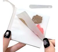 Papier pour mélanger les couleurs de vernis à ongles, 100 pièces de support imperméable - Papier imperméable pour cosmétiques et palettes - Pour filles, exercice, manucure, coloration, salon à