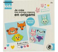 Papier pour origami - Carnet de 16 feuilles - 15 x 15 cm - Animaux mignons
