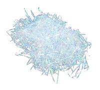 Papier pour Remplissage Déchiqueté 3mm 20g de Irisé Boîte Présent | Emballage de Présents, Décoratif et Léger, Format Compact, Usage Noël, Panier Présent, Boîte Transparente