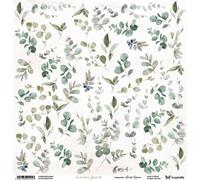 Papier pour scrapbooking 30x30 - ScrapAndMe - Feuilles 14 - feuille découpée