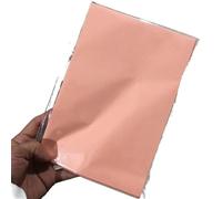 Papier pour scrapbooking, Lot de 100 feuilles de papier calque translucide for calligraphie, écriture artisanale, papier de soie A5, 210 x 140 mm(Peach)