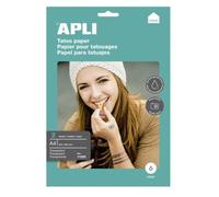 APLI PAPER Papier tatouage transparent – 2 feuilles, dossier avec eurohole