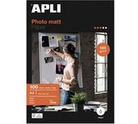 APLI 12626 papier photos A4 Blanc Mat