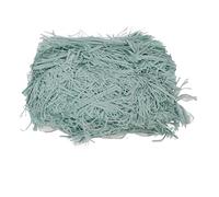 Papier Raphia 500 g, léger, inodore, Couleur vive, idéal pour la décoration intérieure, l'emballage Cadeau et Les projets de Bricolage. (Bleu Vert)