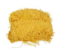 Papier Raphia 500 g, léger, inodore, Couleur vive, idéal pour la décoration intérieure, l'emballage Cadeau et Les projets de Bricolage. (Jaune Vif)