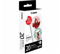 Canon Pack d'autocollants ronds prédécoupés 33 mm ZINK™, 20 feuilles