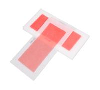 Papier Rouge Bandes de Cire Dépilatoires 12 Pièces pour Corps | Découpables en Petits Morceaux, Usage Jetable, Retrait Rapide des Poils, Jambes et Pieds