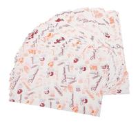 Papier Sandwich Ingraissable, Emballage Alimentaire Double | Papier, Motif Délicat, Usage pour Plateaux et Biscuits, Rangement des Restes, Restaurants