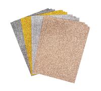 Papier Scintill. Mix - Basics, A5,Autocoll, 14,8x21cm, 130g / M², 4 Couleurs 12 Feuilles