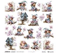 Papier Scrapbooking 30x30 - ScrapAndMe - Girls 2 - Feuille Découpeuse