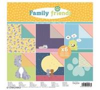 Papier scrapbooking Artemio Family friends - Chats - 30,5 x 30,5 cm - 6 feuilles G