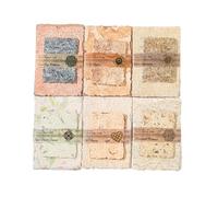 Papier scrapbooking Hyxodjy, 168 pièces, Vintage, Rectangulaire, Texture simulée, Relief typographique, Pour scrapbooking, Album photo, Calendriers, Journaux, Décorations fait main, Bricolage
