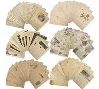 Papier Scrapbooking Vintage 180 Feuilles, Décoratifs Rétro Album Photo Découpage Artisanat Journaling Collage pour DIY Bullet Junk Journal Affiches Esthétiques