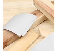 Papier sec mat Papier rectangulaire pour meubles en bois poli à la main Wenwan Papier de verre sec blanc, granularité 240