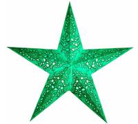 Starlightz Décoration étoile en papier de Noël lumineuse monocouleur pour fenêtre, avent, chambre